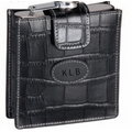 Leather Deluxe Croco 5 Oz. Flask (5"x4"x1")